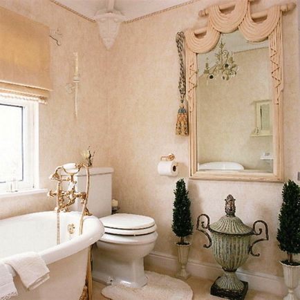Рідкі шпалери у ванній і туалеті нововведення в оформленні санвузла