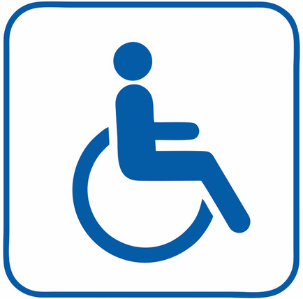 Insigna persoanelor cu handicap din mașină - ce dă, dimensiune, fotografie, imagine