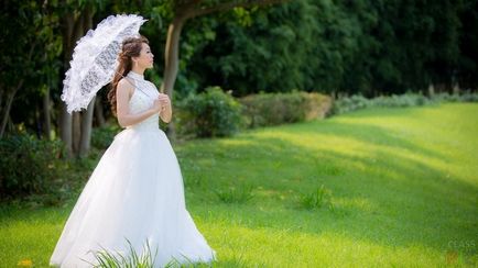 Парасолька під весільну сукню для нареченої - жіночий журнал la-woman
