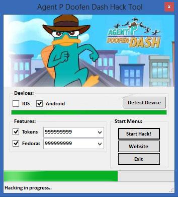 Agent p doofendash hack - marcatori nelimitate - instrumente de joc