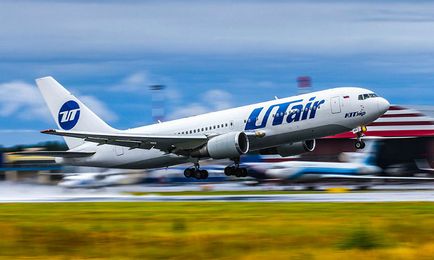 UTair légitársaság hivatalos honlapján, vegyél egy jegyet