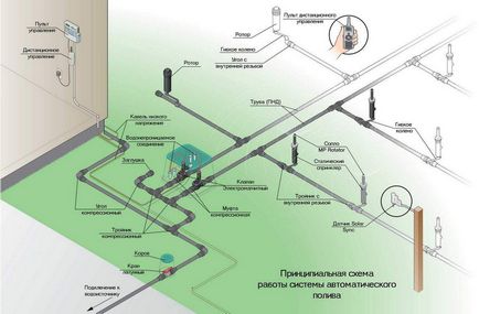 Adăparea automată a grădinii cu propriile mâini sistemul de dare și case private