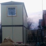 Blokk konténerek elővárosi ház építése és az otthoni