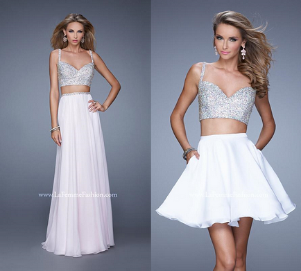 Crop top wedding dresses найкращу весільну сукню з двох частин