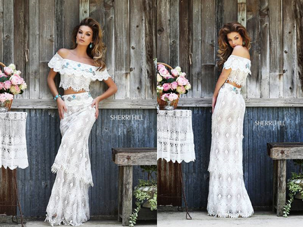 Crop top wedding dresses найкращу весільну сукню з двох частин