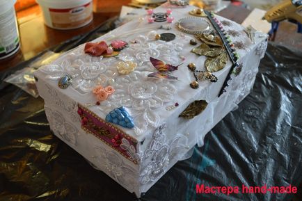 Декор коробки в змішаній техніці - mixed media - майстри hand-made