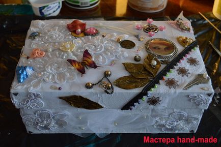 Декор коробки в змішаній техніці - mixed media - майстри hand-made