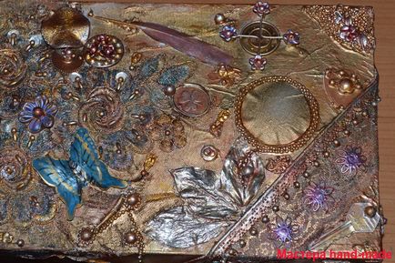 Декор коробки в змішаній техніці - mixed media - майстри hand-made