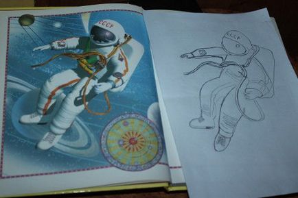 Facem un afiș simplu pentru ziua aviației și cosmonautice - imagini pentru ziua aviației - copii - altele