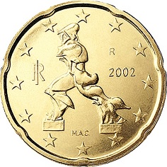 Pénz érmék Olaszországban és mennyi valutát venni