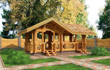 Foi din lemn pentru dacha proprie, constructii, proiecte, desene, structuri, materiale