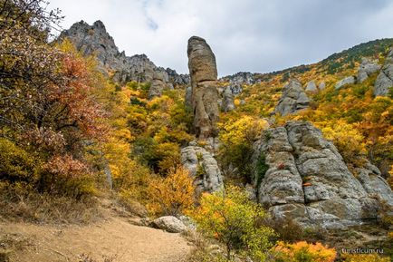 Valea fantomelor - o rută de mers pe jos, Crimeea