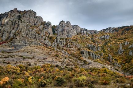 Valea fantomelor - o rută de mers pe jos, Crimeea