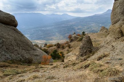 Valea fantomelor - o rută de mers pe jos, Crimeea