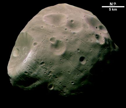 Phobos este un satelit al lui Marte