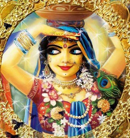 Garland imák Srímati Radharani - Hare Krishna Zaporozhye