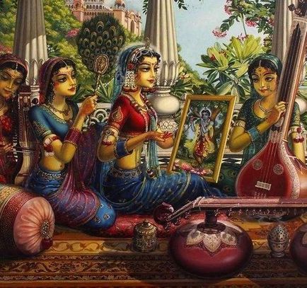 Garland imák Srímati Radharani - Hare Krishna Zaporozhye