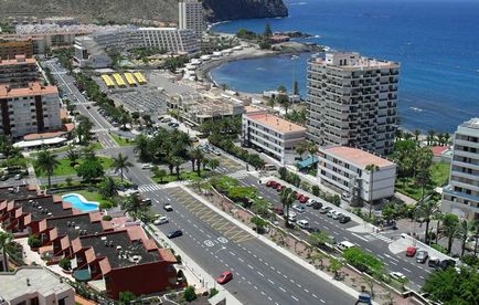 Orașe din Tenerife pe hartă, stațiunile din Tenerife