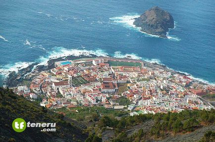 Orașe din Tenerife pe hartă, stațiunile din Tenerife