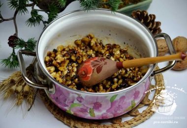 Грильяж з волоських горіхів в домашніх умовах - рецепт з фото