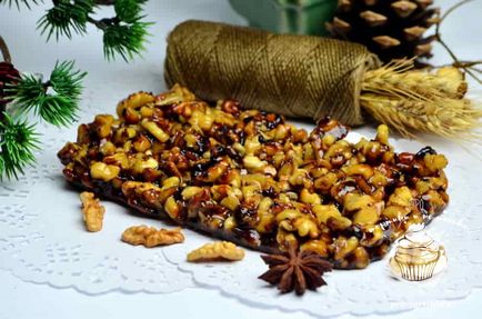 Грильяж з волоських горіхів в домашніх умовах - рецепт з фото