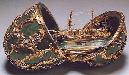 Empire Faberge istorie, muncă, note distinctive - Lermontov