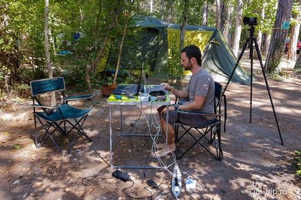 Cum am filmat un film pe mare negru pentru camping