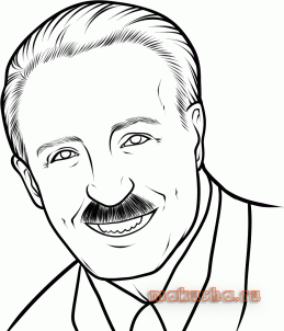 Cum să atragă Alexander Lukașenko în pași, cât de ușor și ușor de a trage cu un creion, stilou sau