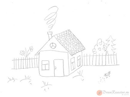 Cum de a desena o casă - lecții de desen