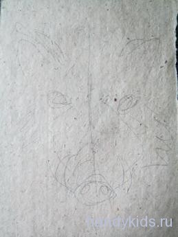 Cum să desenezi un cap și o față de mistreț