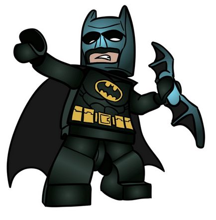 Cum de a desena un Lego Batman de la un film lego