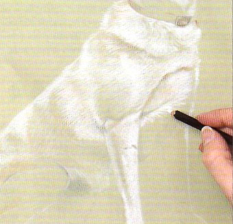 Як намалювати кольоровими олівцями собаку