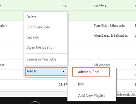 Cum se transferă listele de redare de la itunes la ipod