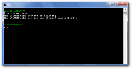 Hogyan lehet hozzáférni a Windows 7 SSH-n keresztül konzolra cygwin