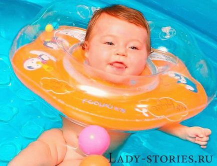 Cum se utilizează cercul pentru înotarea nou-născuților