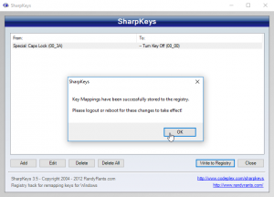 Як працювати з програмою sharpkeys (sharpkeys) Як працювати з програмою sharpkeys