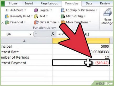 Cum se calculează plata dobânzilor folosind Microsoft Excel