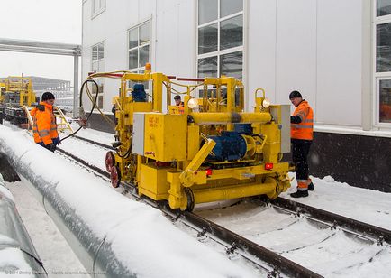 Hegesztett sínek a moszkvai metró - hogyan történik