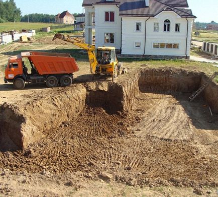 Як вирити котлован під монолітний фундамент на ділянці як зробити самому - котедж (приміський