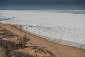 Cum se îngheață marea Azovului