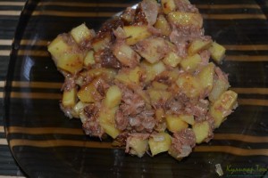 Burgonya marhashúsos - egy diák recept ✾