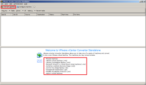 Conversia sau migrarea serverelor fizice în vmware esxi prin intermediul convertorului vmware independent