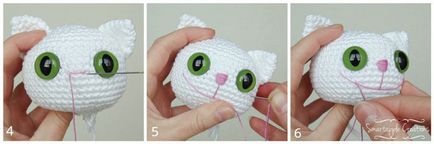 Kittens amigurumi model de tricotat de jucării