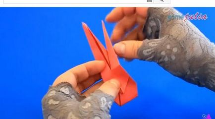 Crab în tehnica origami