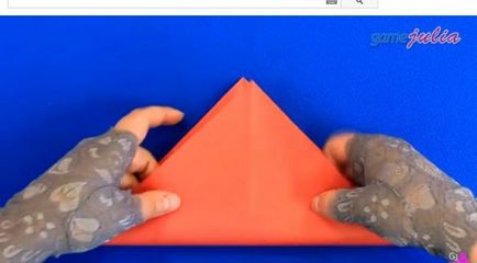 Rák az origami technikával