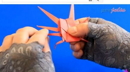 Crab în tehnica origami