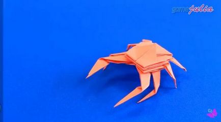 Crab în tehnica origami