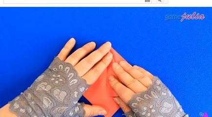Crab în tehnica origami