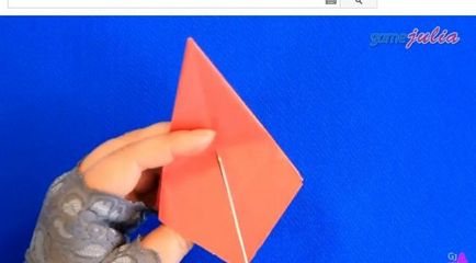 Rák az origami technikával