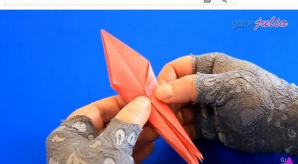 Crab în tehnica origami